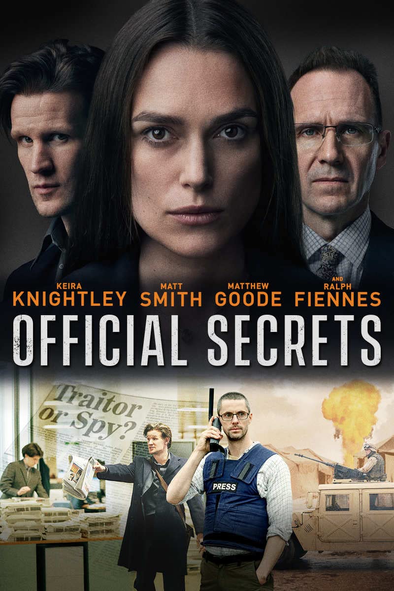 پوستر رسمی فیلم اسرار رسمی Official Secrets (2019)